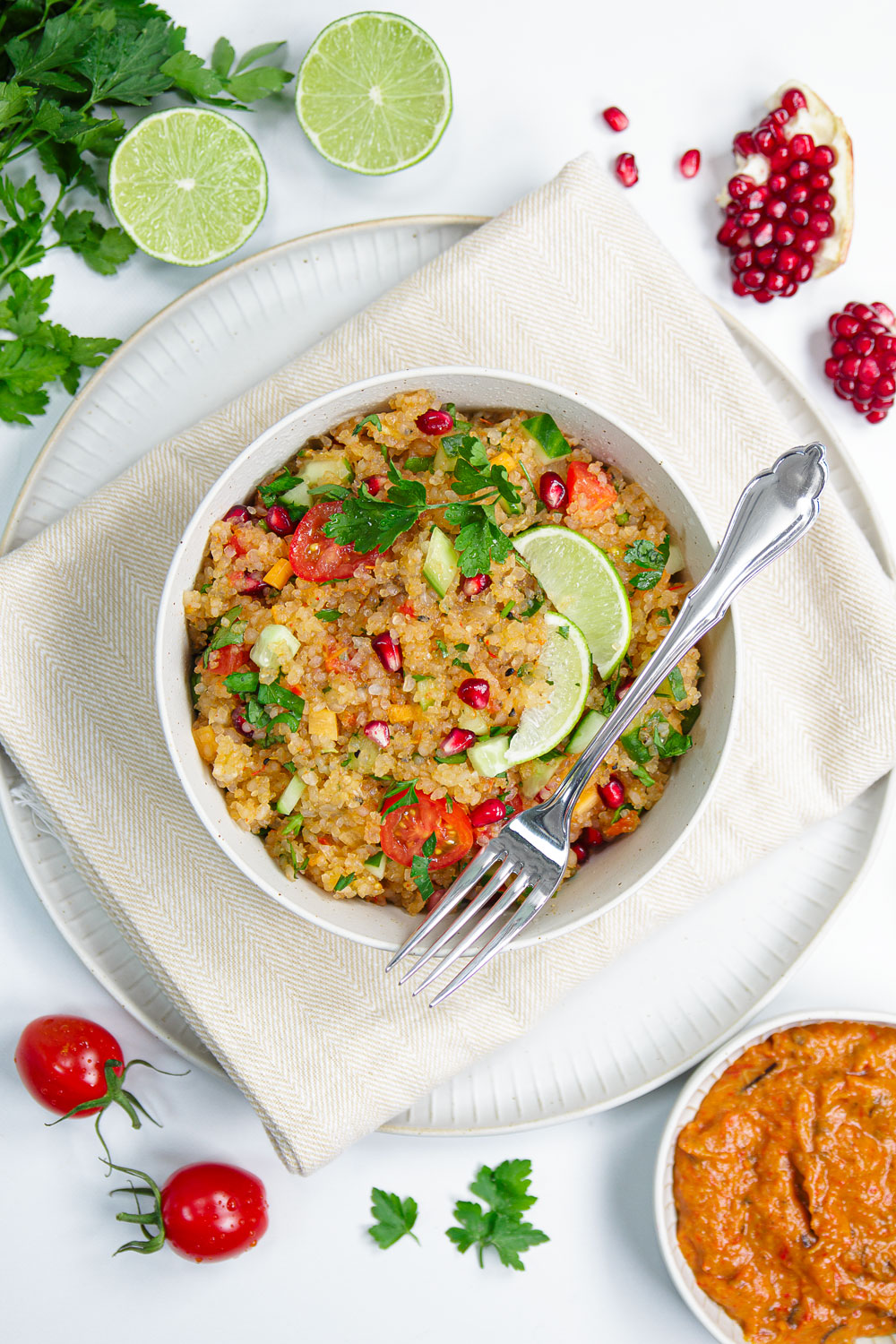 Frischer Bulgursalat mit Konjakreis