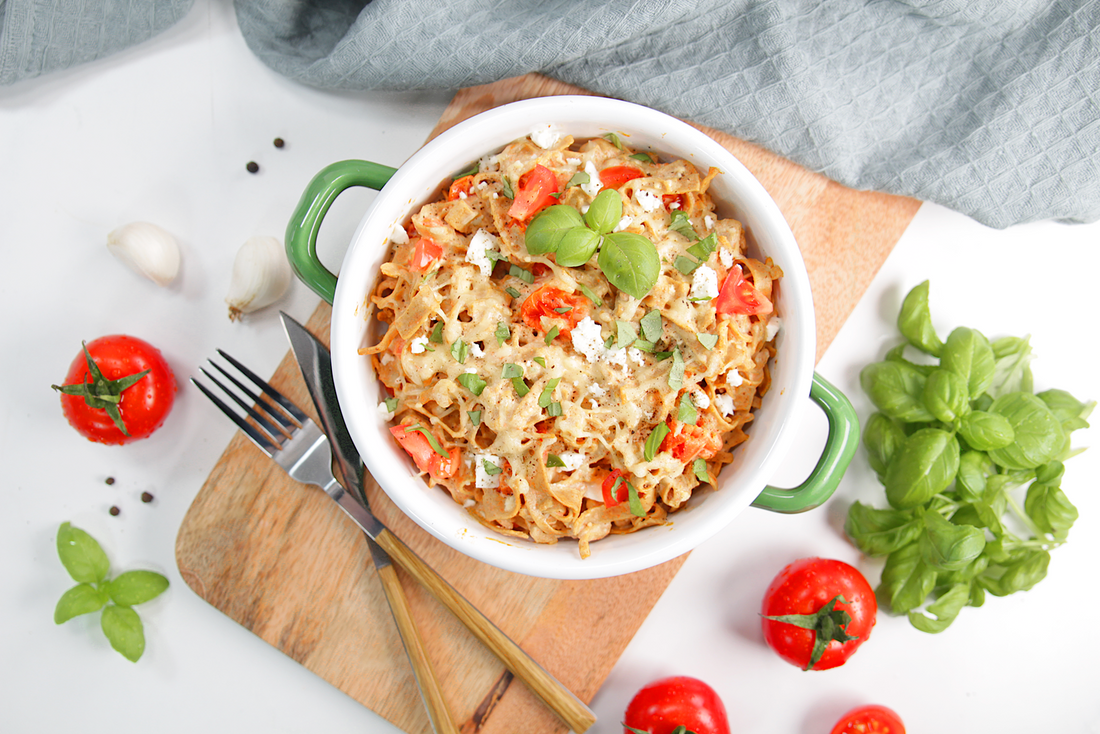 Keto Baked Feta Pasta