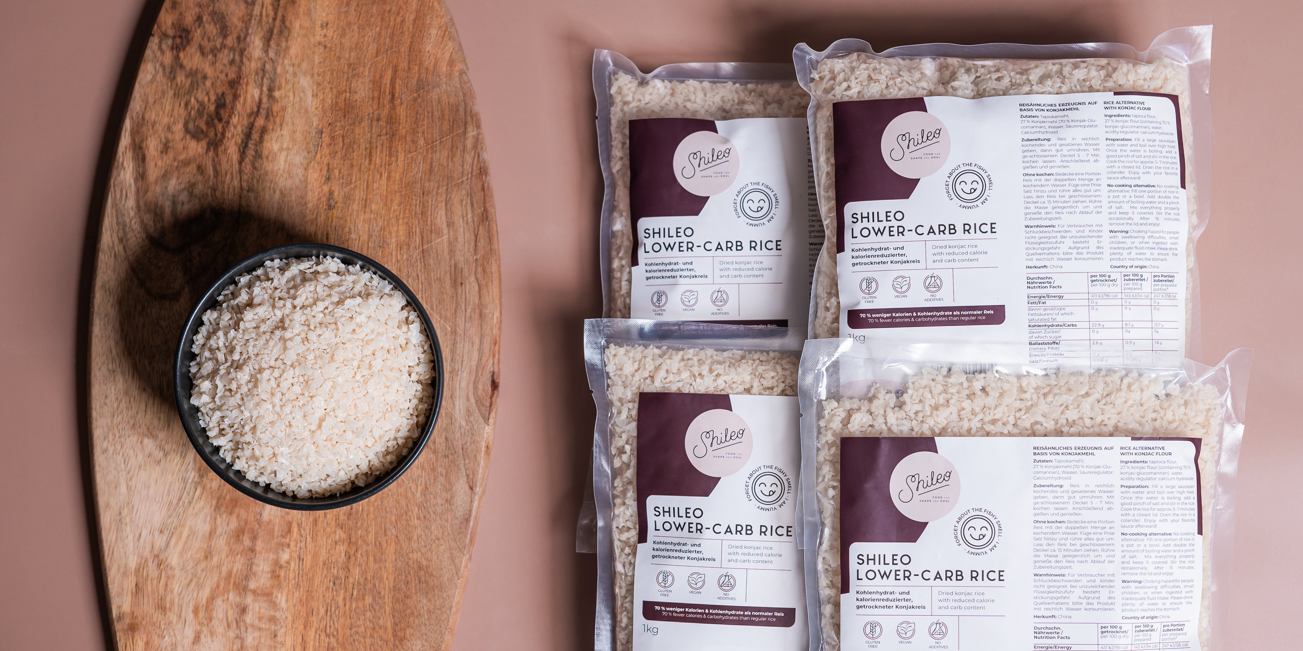 Shileo Lower-Carb Rice, 4kg