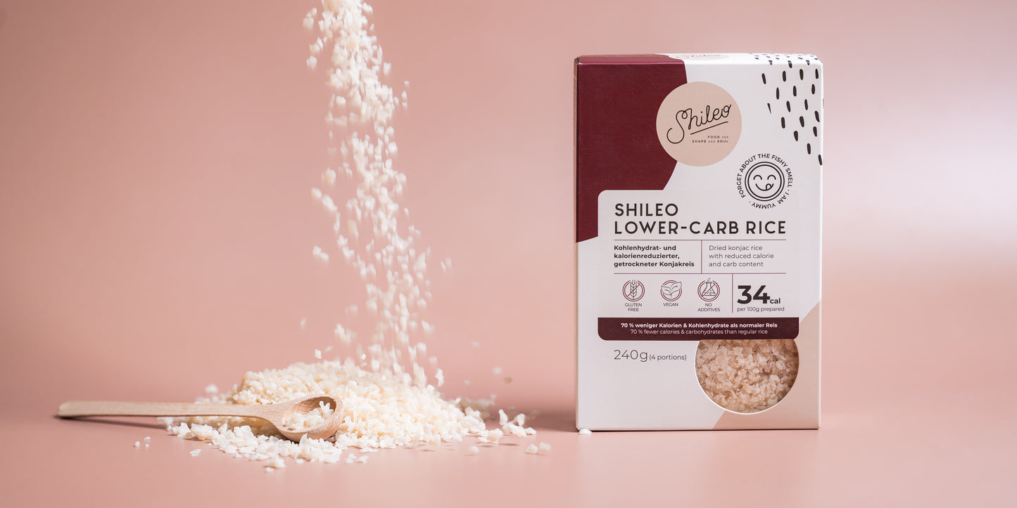 Shileo Lower-Carb Rice, 240g