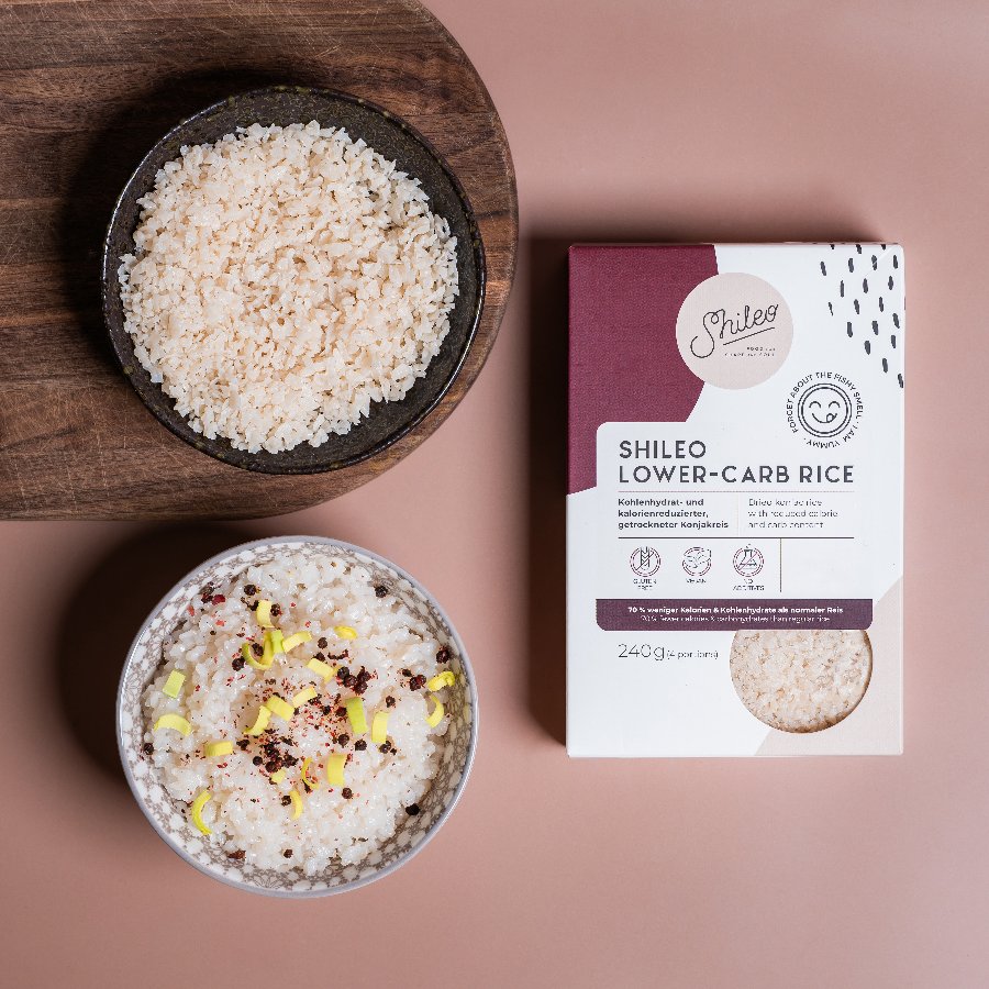 Shileo Lower-Carb Rice, 240g