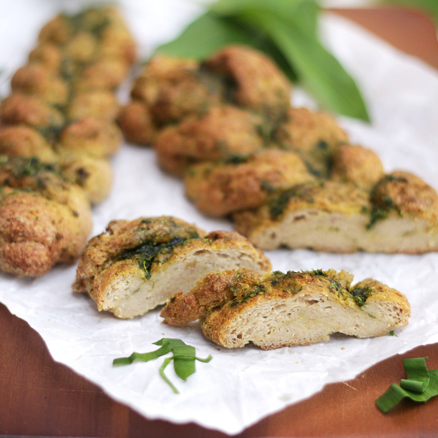 Low Carb Bärlauchzopf