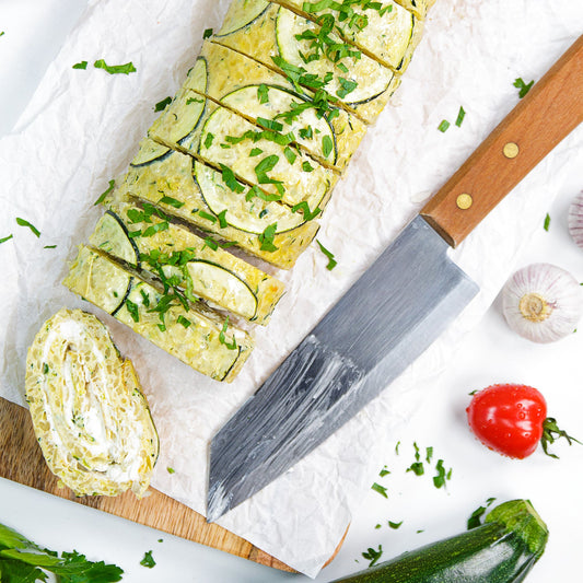 Zucchini-Rice-Roll mit Konjakreis