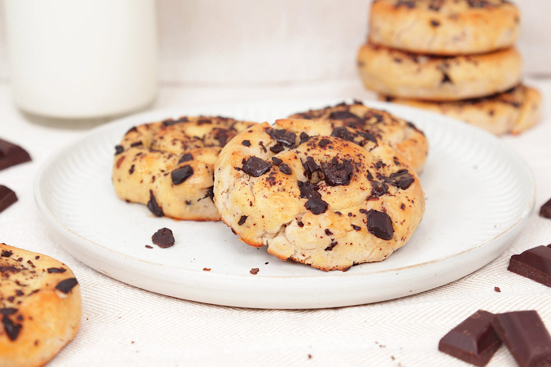 Keto Schokobrötchen verfeinert mit Konjakmehl