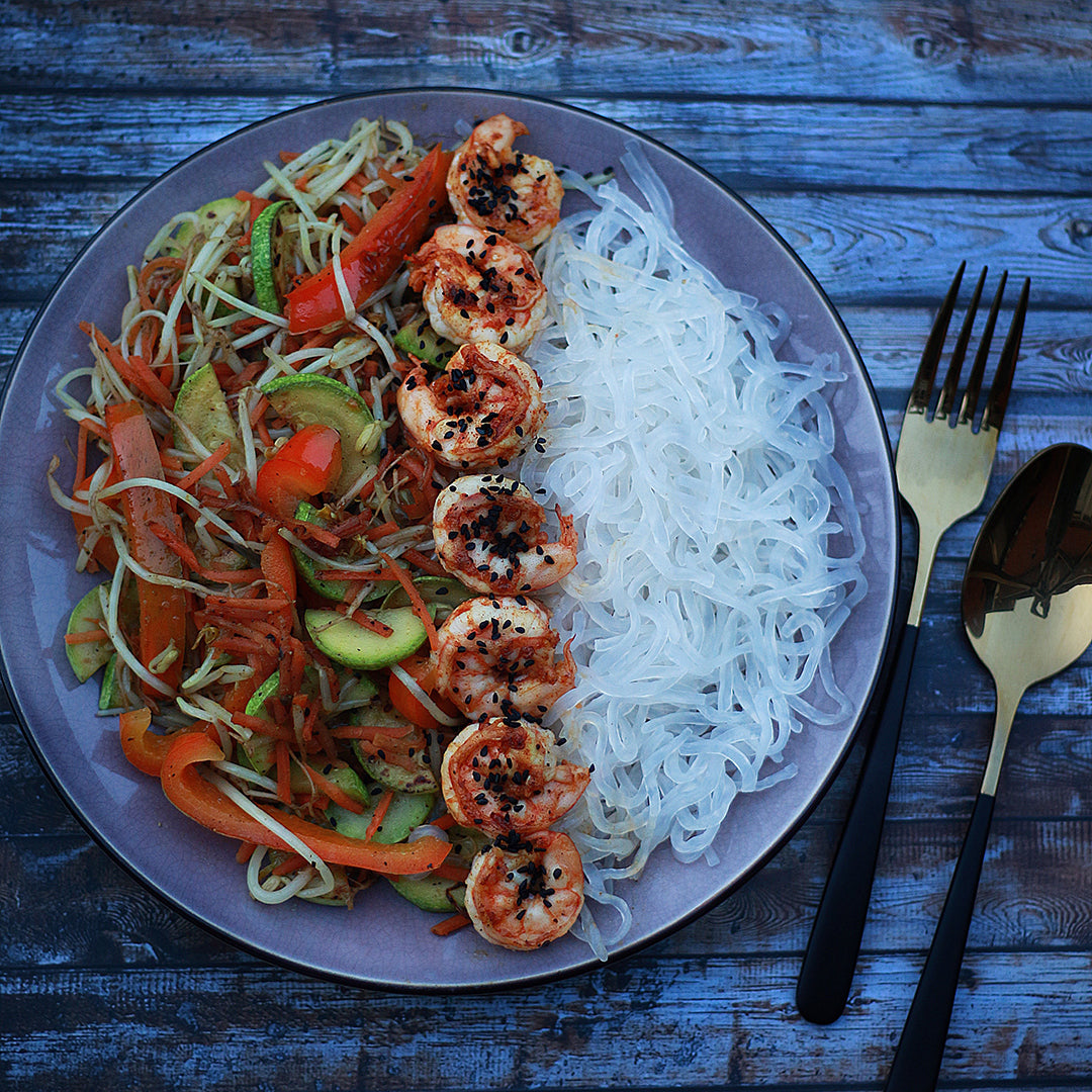 Pasta  con gamberi