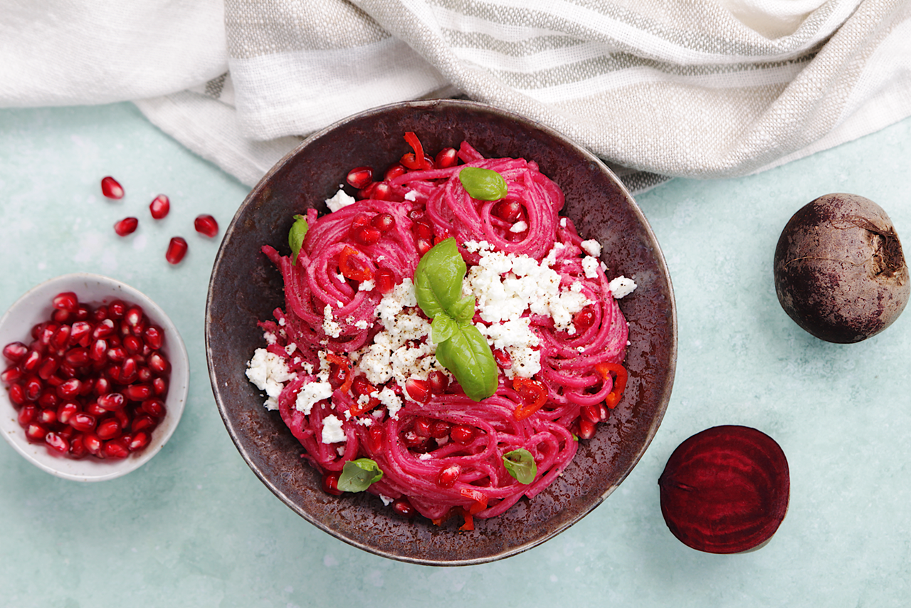 Low Carb Pink Pasta