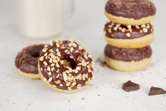 Zuckerfreie Konjak- Donuts