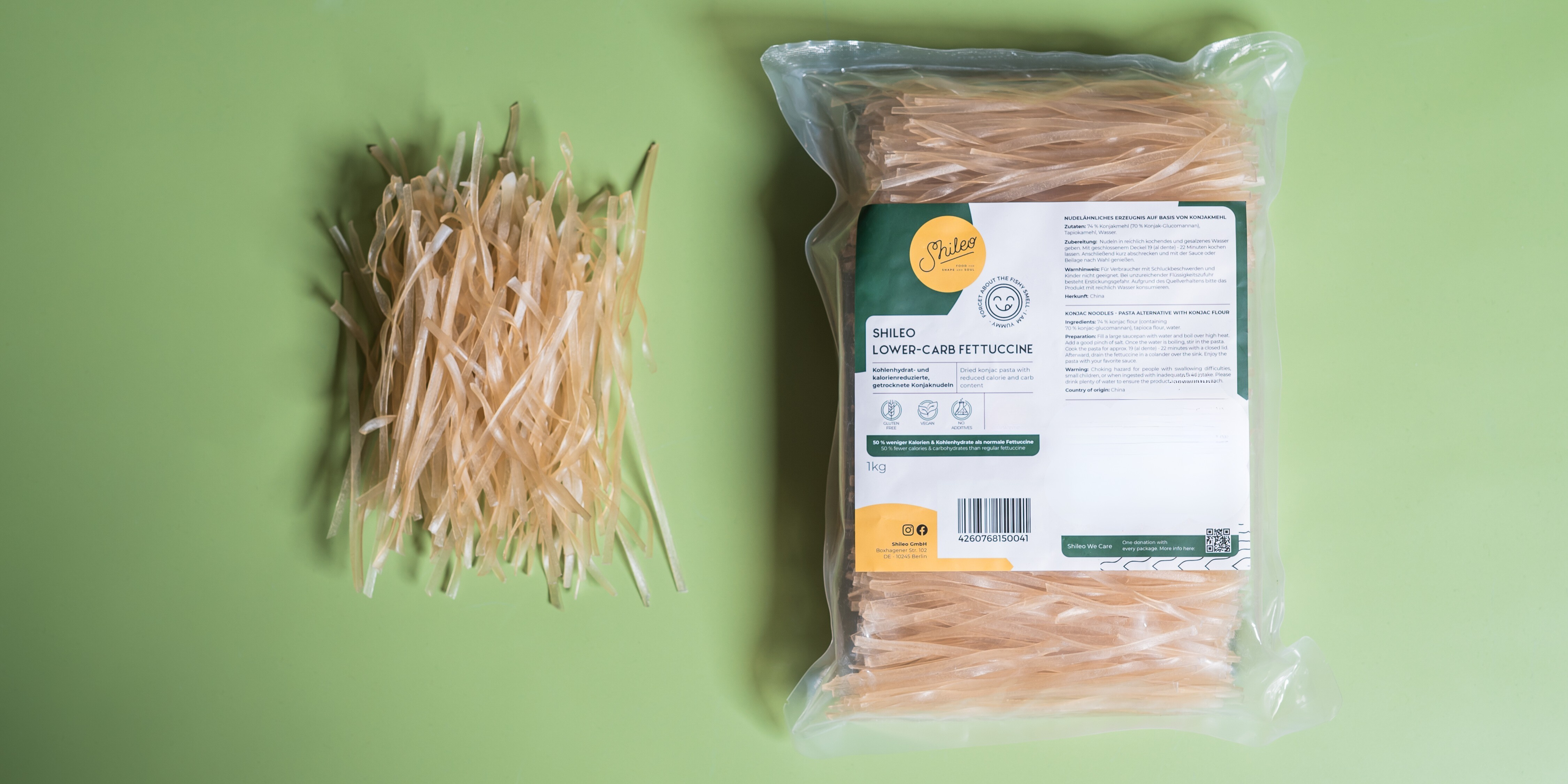 Shileo Lower-Carb Fettuccine, 1kg