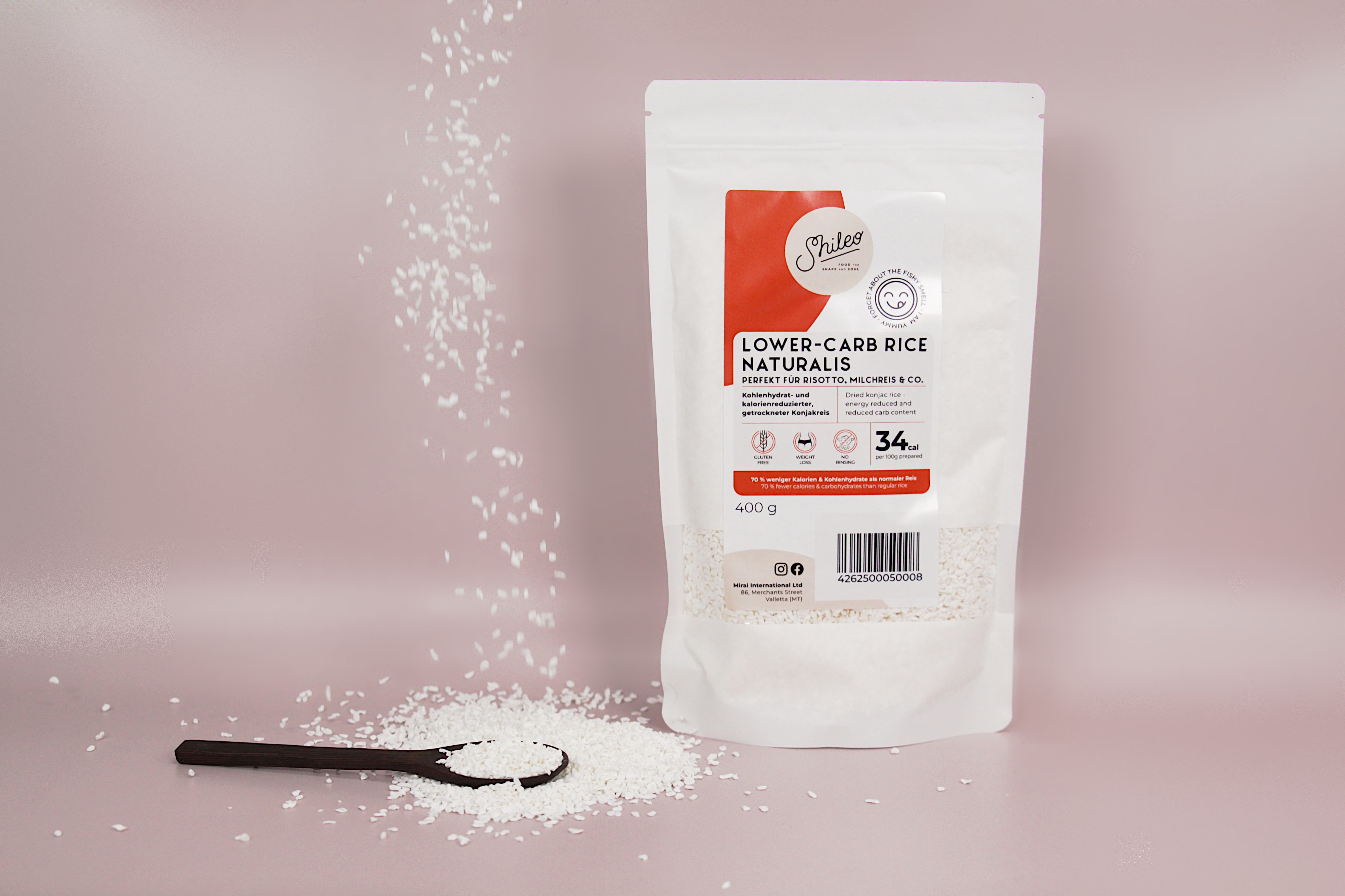 Lower-Carb Reis Naturalis, 400 g