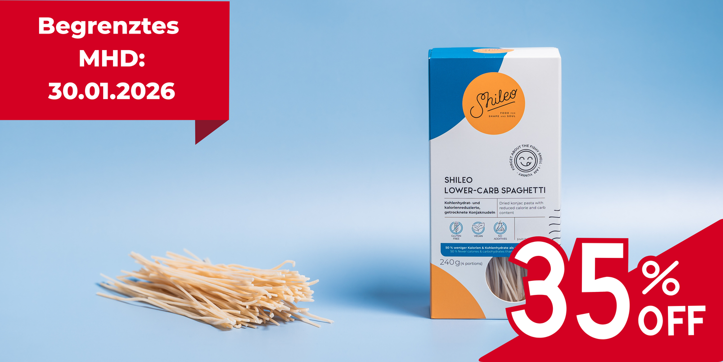 Shileo Lower-Carb Spaghetti, 240g