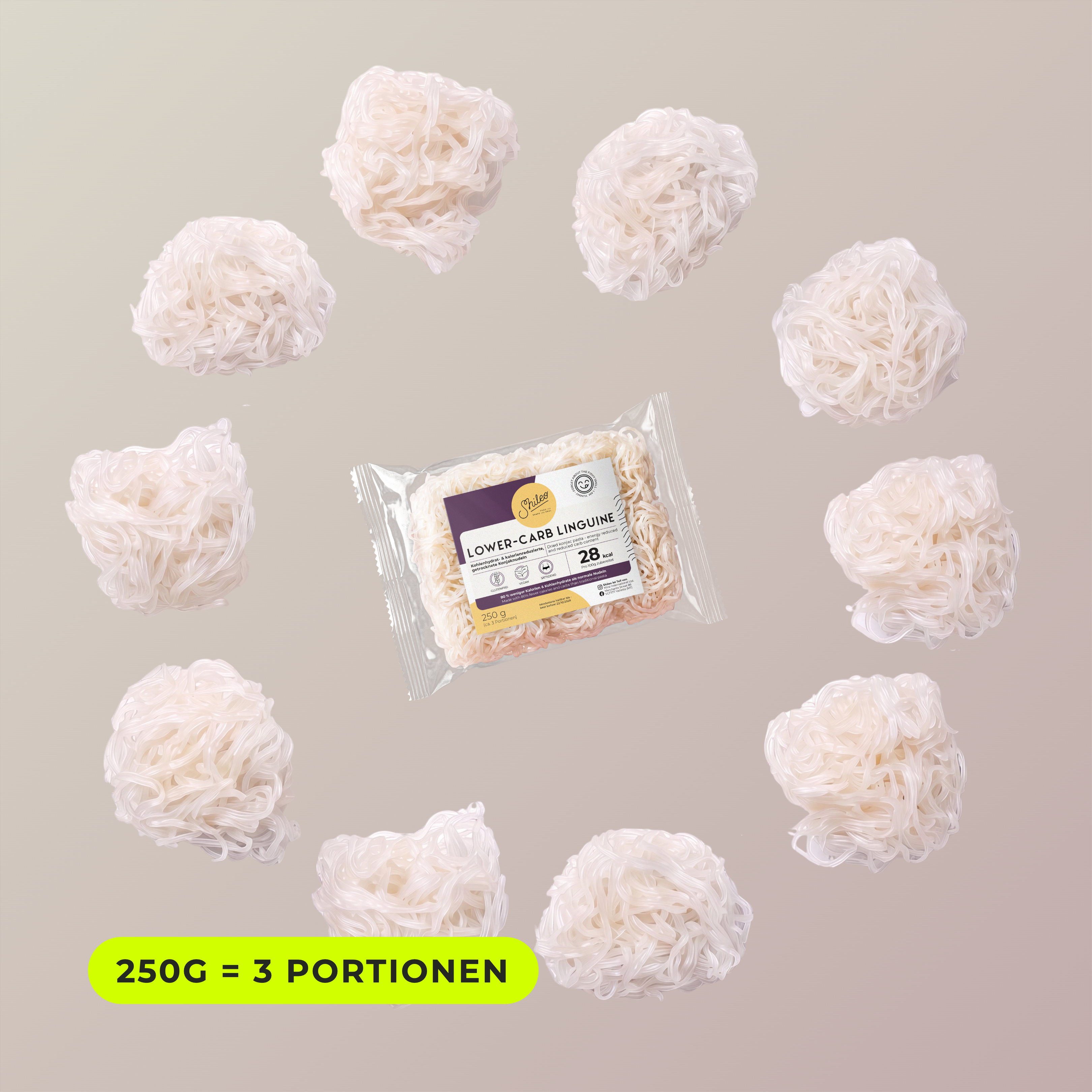 Shileo Linguine 8 x 250g + Schürze
