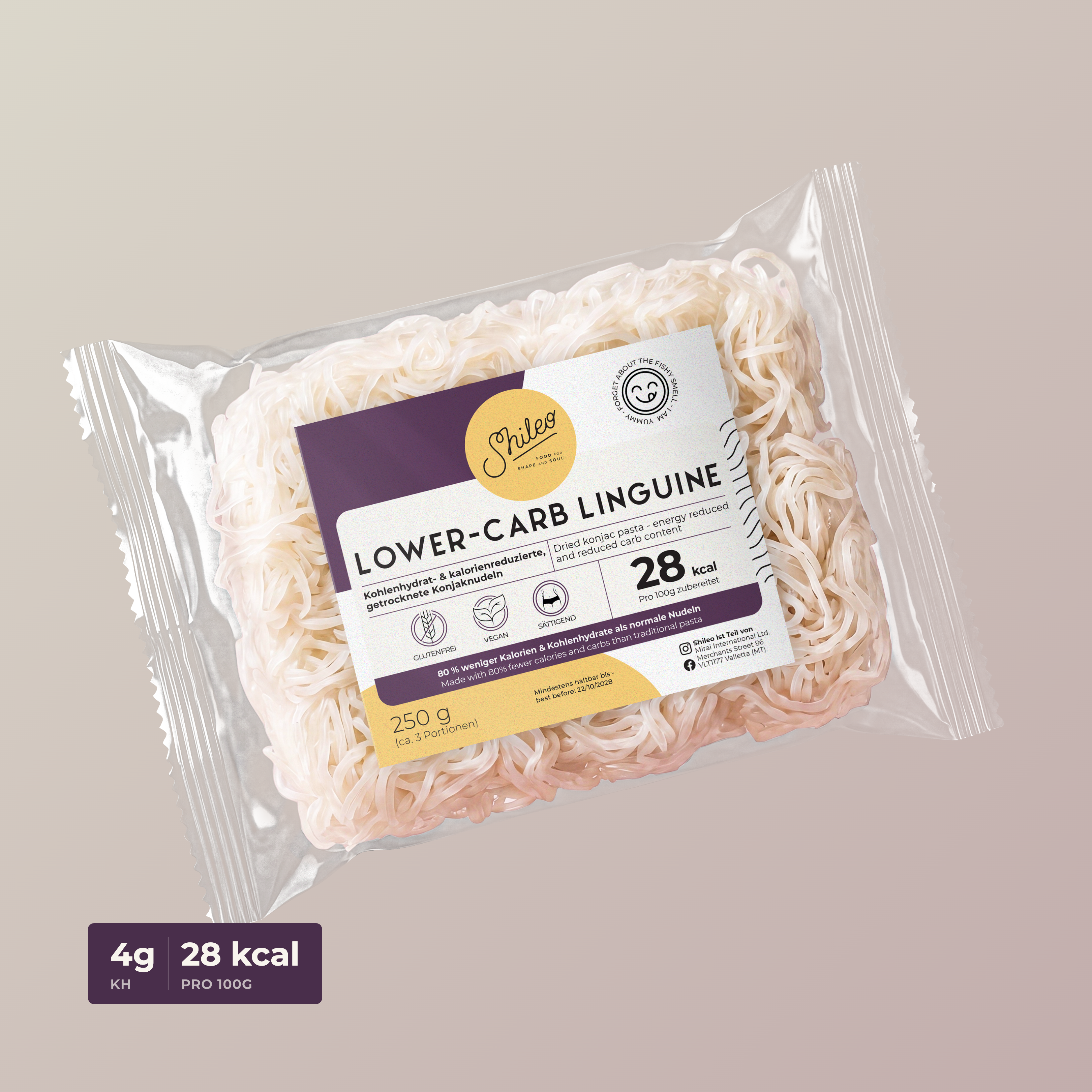 Shileo Lower-Carb Linguine, 250g